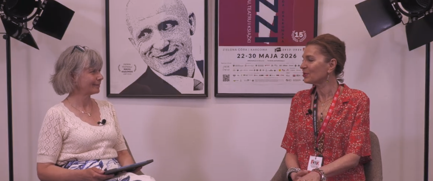 Iwona Katarzyna Pawlak w&nbsp;Studiu Festiwalowym Kozzi